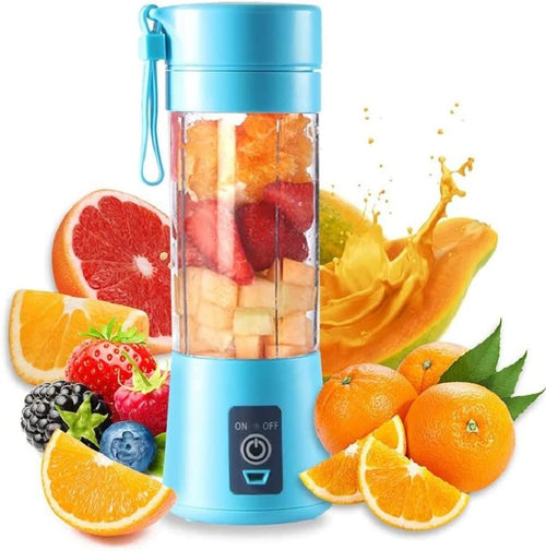 Personal blender with 6 blades; Personal Size Blender Juicer Cup; Smoothies and Shakes Blender; Handheld Fruit Machine; Blender Mixer Home EasyOptionXY LLC