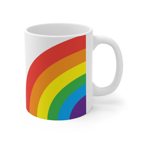 Rainbow Love Mug 11oz EasyOptionXY LLC