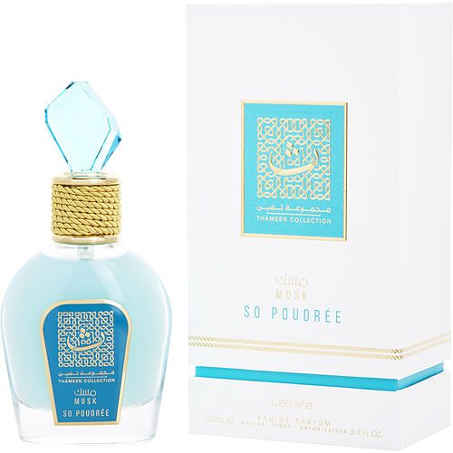 LATTAFA MUSK SO POUDRE by Lattafa EAU DE PARFUM SPRAY 3.4 OZ (THAMEEN COLLECTION) EasyOptionXY LLC
