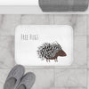 Porcupine Offering Hugs Funny Bath Mat EasyOptionXY LLC