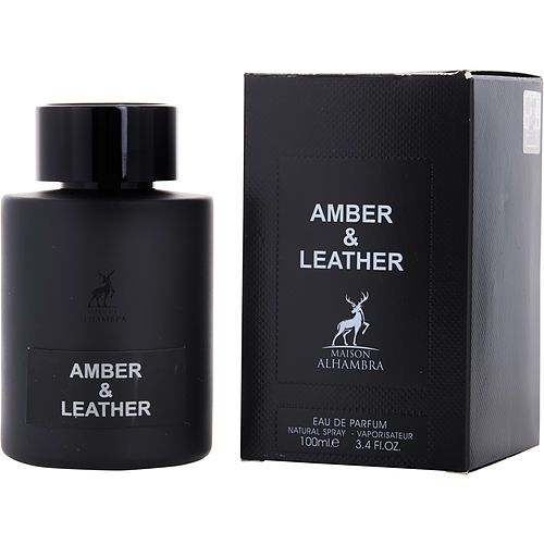 MAISON ALHAMBRA AMBER & LEATHER by Maison Alhambra EAU DE PARFUM SPRAY 3.4 OZ EasyOptionXY LLC