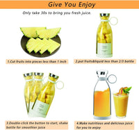 Personal Size Blender;  Portable Blender;  Battery Powered USB Blender EasyOptionXY LLC