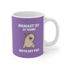 Namast'ay Home with My Pug Mug EasyOptionXY LLC