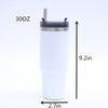 1pc Stainless Steel Vacuum Mug; Home; Office Or Car Vacuum Flask; Insulation Cup With Straw; Insulated Tumbler EasyOptionXY LLC