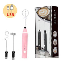 Milk Frothers Electric Wireless Handheld Blender With USB Electrical Mini Coffee Maker Whisk Mixer For Coffee Cappuccino Cream EasyOptionXY LLC