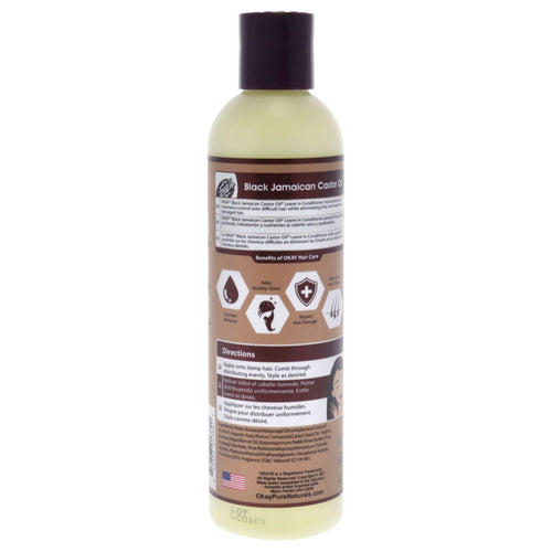 Black Jamaican Castor Oil Leave In Conditioner by Okay for Unisex - 8 oz Leave In Conditioner EasyOptionXY LLC