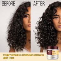 Nourishing Collagen Hair Mask, Deep Nourishing Magical Hair Mask, Fortifying Hair Repair Conditioner, Hair Mask For Dry Damaged Hair All Hair Types, 500ml, 1 Count EasyOptionXY LLC