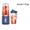 Small Electric Juicer 6 Blades Portable Juicer Cup Juicer Fruit Juice Cup Automatic Smoothie Blender Ice CrushCup EasyOptionXY LLC