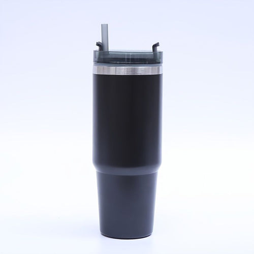 1pc Stainless Steel Vacuum Mug; Home; Office Or Car Vacuum Flask; Insulation Cup With Straw; Insulated Tumbler EasyOptionXY LLC