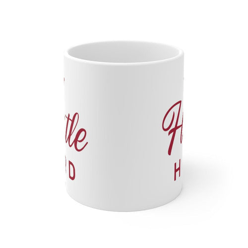 Hustle Hard Mug with Crown Gift EasyOptionXY LLC