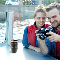 Camera Lens Coffee Mug Cup 13.6oz F ood-G rade Stainless Steel Travel Photography Insulated Mug for All Ages EasyOptionXY LLC