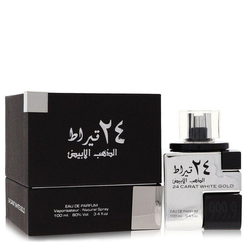Lattafa 24 Carat White Gold by Lattafa Eau De Parfum Spray (Unisex) EasyOptionXY LLC