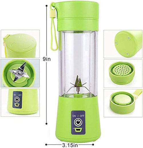 Personal blender with 6 blades; Personal Size Blender Juicer Cup; Smoothies and Shakes Blender; Handheld Fruit Machine; Blender Mixer Home EasyOptionXY LLC