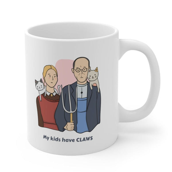 My Kids Have Claws Cat Novelty Mug EasyOptionXY LLC