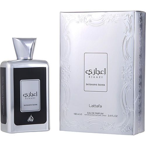 LATTAFA EJAAZI INTENSIVE SILVER by Lattafa EAU DE PARFUM SPRAY 3.4 OZ EasyOptionXY LLC