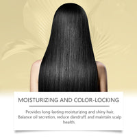 OUHOE Dark Hair Shampoo nourishes hair roots and improves dry and frizzy hair at the end EasyOptionXY LLC