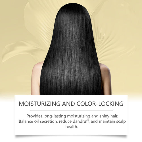 OUHOE Dark Hair Shampoo nourishes hair roots and improves dry and frizzy hair at the end EasyOptionXY LLC