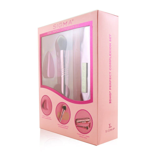 SIGMA BEAUTY - 3DHD Perfect Complexion Set (1x Blender, 1x Kabuki Brush, 1x Bag) BCA02 / 031070 2pcs+1bag EasyOptionXY LLC
