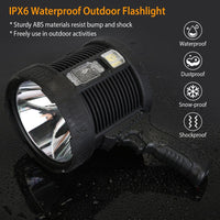 30000LM Rechargeable LED Searchlight IPX6 Waterproof Portable Handheld Spotlight EasyOptionXY LLC
