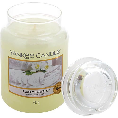 YANKEE CANDLE by Yankee Candle FLUFFY TOWELS SCENTED LARGE JAR 22 OZ EasyOptionXY LLC