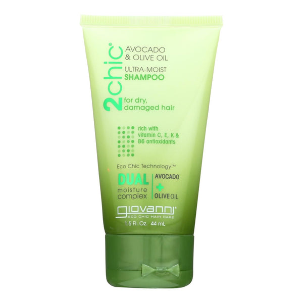 Giovanni Hair Care Products Shampoo - 2chic Ultra-moist Shampoo With Avocado And Olive Oil - Case Of 12 - 1.5 Fl Oz. EasyOptionXY LLC