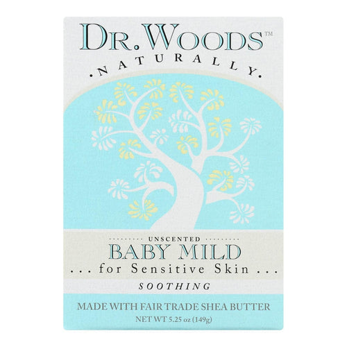Dr. Woods Bar Soap Baby Mild Unscented - 5.25 Oz EasyOptionXY LLC