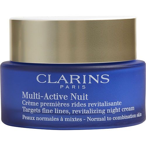 Clarins by Clarins Multi-Active Night Targets Fine Lines Revitalizing Night Cream - For Normal To Combination Skin --50ml/1.6oz EasyOptionXY LLC