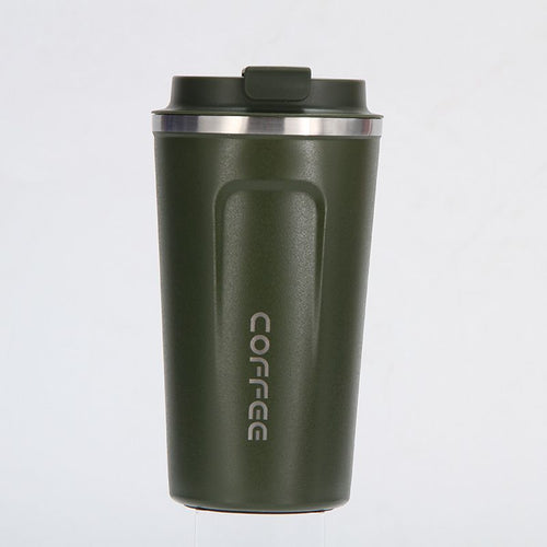 12 oz Stainless Steel Vacuum Insulated Tumbler - Coffee Travel Mug Spill Proof with Lid - T hermos Cup for Keep Hot/Ice Coffee; Tea and Beer EasyOptionXY LLC