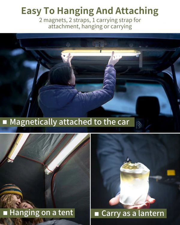 PuffyGlo USB Charging Inflatable LED Camping Light EasyOptionXY LLC