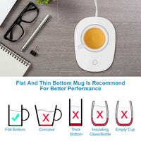 Coffee Mug Warmer Cup Warmer Auto Shut Off Coffee Tea Milk Electric Heater Pad Office Home Desk Coffee Mug Warmer EasyOptionXY LLC