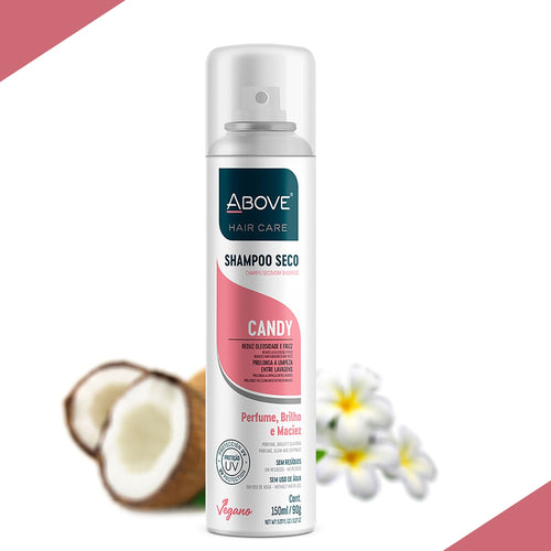 ABOVE Candy - Dry Shampoo - Absorbs Excess Oil Between Washes - Gives Softness and Shine to Your Strands - Does Not Leave Residue - Prevents Bad Odors with Red Fruits and Marshmallow Notes - 3.17 oz EasyOptionXY LLC
