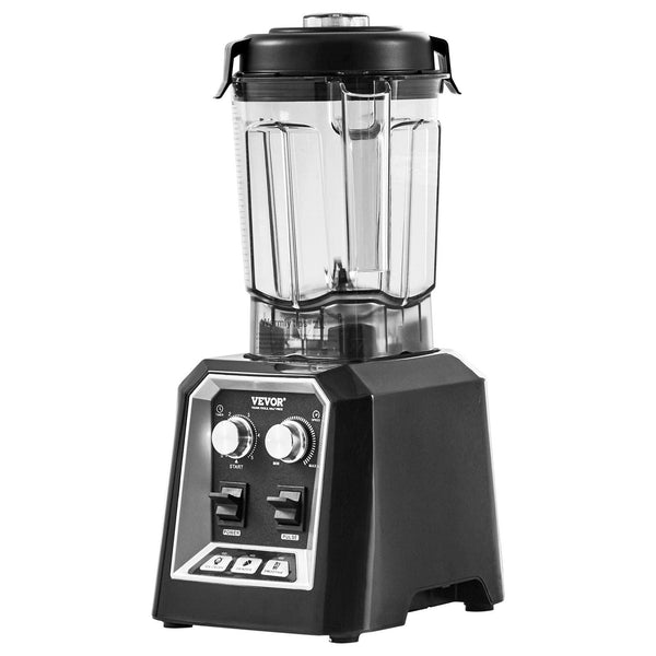 VEVOR Professional Blender, Commercial Countertop Blenders, 68 oz Jar Blender Combo, Stainless Steel 3 Functions Blender, for Frozen Drinks, Shakes, Smoothies, Peree, and Crush Ice, Black EasyOptionXY LLC