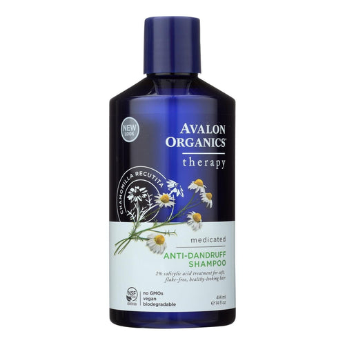 Avalon Active Organics Shampoo - Anti Dandruff - 14 Oz EasyOptionXY LLC