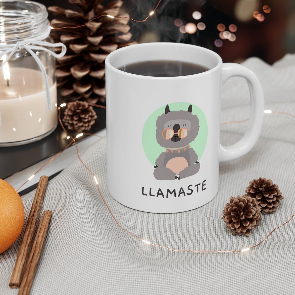 LLAMASTE Yoga Mug EasyOptionXY LLC