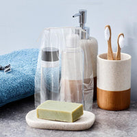 Clear Drawstring Bag, 9 x 12 Inches. Pack of 50 Clear Plastic Drawstring Bags. 2 Mil Drawstring Clear Plastic Bags. Waterproof Clear Plastic Bags Drawstring for Cosmetics, Toiletries EasyOptionXY LLC