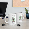 Llama Yoga, I'm Only Doing This for Pizza Mug EasyOptionXY LLC