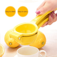 Home Manual Lemon Squeezer Aluminum Alloy Hand Pressed Orange Fruit Juicer Portable Practical Kitchen Tools Mini Blender EasyOptionXY LLC
