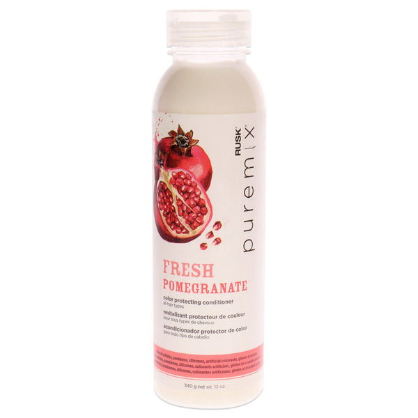 Puremix Fresh Pomegranate Color Protecting Conditioner by Rusk for Unisex - 12 oz Conditioner EasyOptionXY LLC