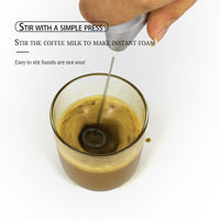 Mini Electric Coffee Blender Handheld Egg Beater Bubble Drink Stirrer Creative Electric Egg Beater Electric Milk Blender EasyOptionXY LLC