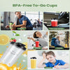 1200W Blender for Shakes and Smoothies, VEWIOR Personal Blender with 6 Blades, 22 oz * 2 B PA-F ree To-go Cups, 3 Mode Controls for Kitchen (Banned by A mazon) EasyOptionXY LLC