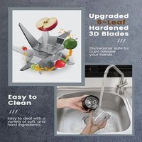 VEWIOR 1000W Smoothie Blender for Shakes and Smoothies; 11 Pieces Personal Blender for Kitchen; 2*23oz+10oz Blender Cups with To-Go Lids for Fruit Vegetables; Beans; Nuts; Spices(shipment from FBA) EasyOptionXY LLC