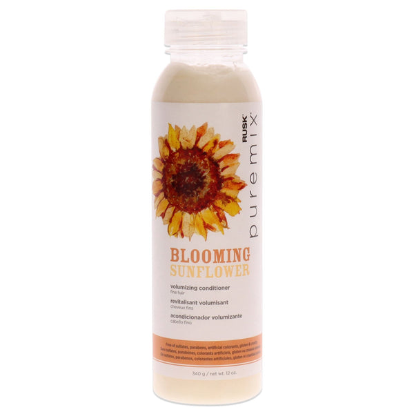 Puremix Blooming Sunflower Volumizing Conditioner - Fine Hair by Rusk for Unisex - 12 oz Conditioner EasyOptionXY LLC