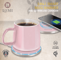 2-In-1 Smart Mug Warmer and QI Wireless Charger EasyOptionXY LLC