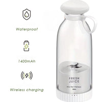 350ml Electric Juicer Blender Mini Portable Blender Bottle USB Rechargeable Fruit Mixers Juicers Multifunction Juice Maker Machine Food Milkshake Cup EasyOptionXY LLC