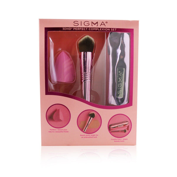 SIGMA BEAUTY - 3DHD Perfect Complexion Set (1x Blender, 1x Kabuki Brush, 1x Bag) BCA02 / 031070 2pcs+1bag EasyOptionXY LLC