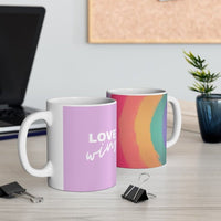 Rainbow Love Wins Mug 11oz EasyOptionXY LLC