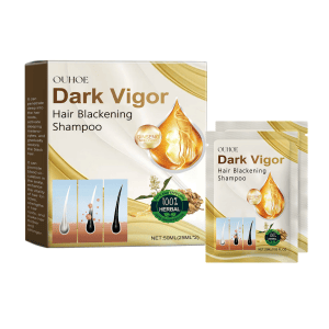 OUHOE Dark Hair Shampoo nourishes hair roots and improves dry and frizzy hair at the end EasyOptionXY LLC