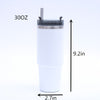 1pc Stainless Steel Vacuum Mug; Home; Office Or Car Vacuum Flask; Insulation Cup With Straw; Insulated Tumbler EasyOptionXY LLC