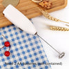 Mini Battery Operated Milk Frother Handheld; Mini Blender And Foam Maker For Coffee; Cappuccino; Latte; Matcha; Hot Chocolate; Portable Foam Maker Drink Blender With Stainless Steel Whisk EasyOptionXY LLC