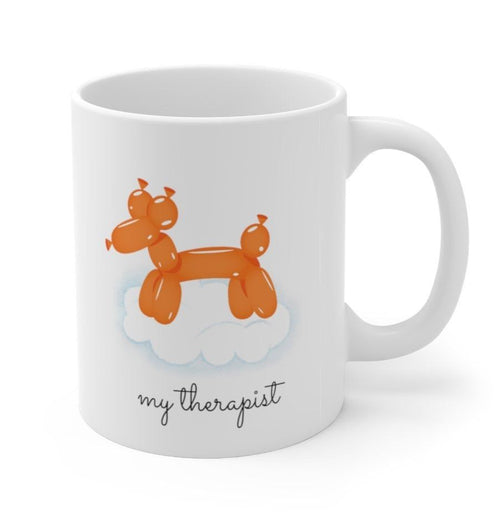Orange Balloon Dog Theme Mug EasyOptionXY LLC